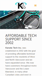 Mobile Screenshot of kanatatech.com